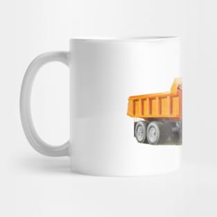 Orange Dump Truck Mug